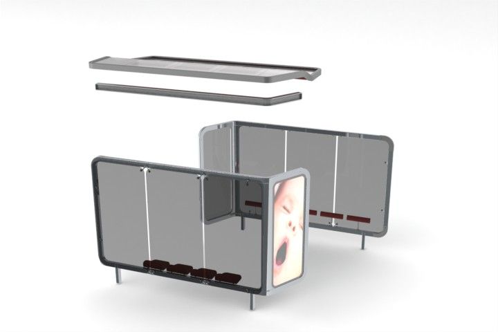 Diseño de Marquesina doble 2