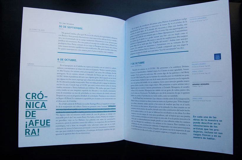 Afuera - Libro sobre muestra de arte contemporáneo 15