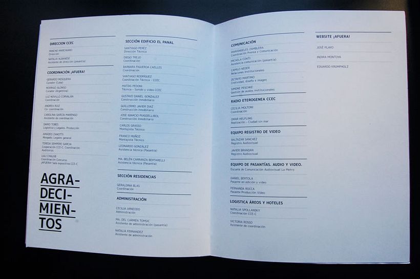 Afuera - Libro sobre muestra de arte contemporáneo 18