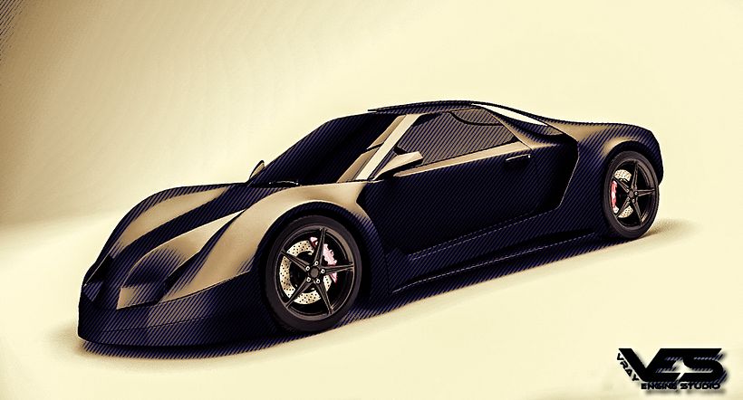 CONCEPT CAR 3- CINEMA 4D AND VRAYFORC4D 0