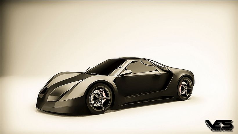 CONCEPT CAR 3- CINEMA 4D AND VRAYFORC4D 1