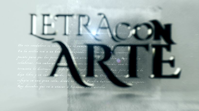 Programa de TV, Letra con Arte 12