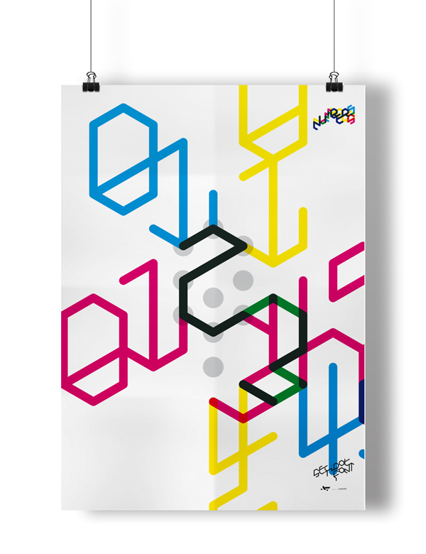 Numbers. Sefirot Font 7