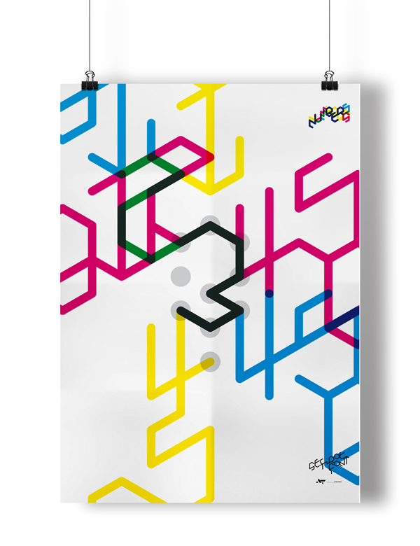 Numbers. Sefirot Font 9