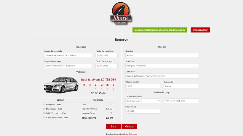 Front End Web Rent a Car 5