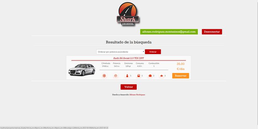 Front End Web Rent a Car 4