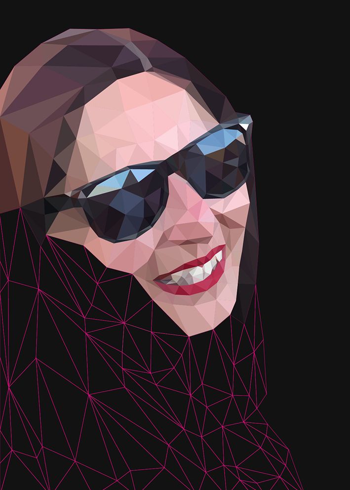 Low Poly Portrait 3