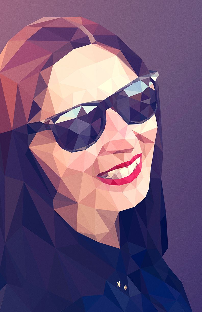 Low Poly Portrait 4