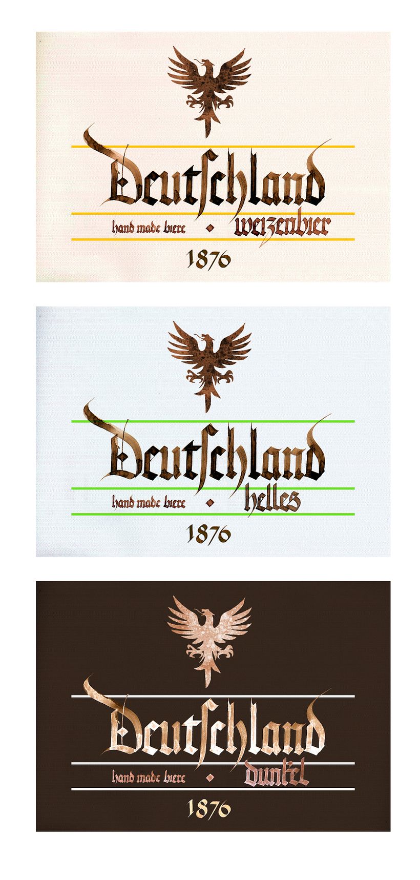Deutschland Brewery 1876 con góticas potentes 2