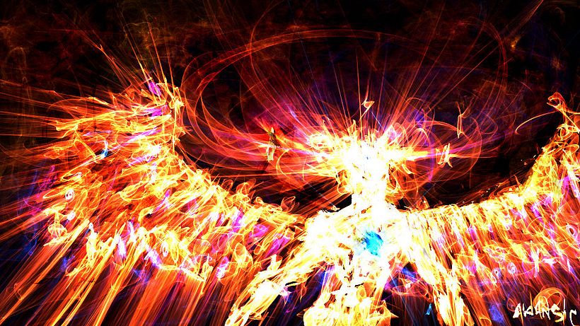 Flames I - Angel. -1
