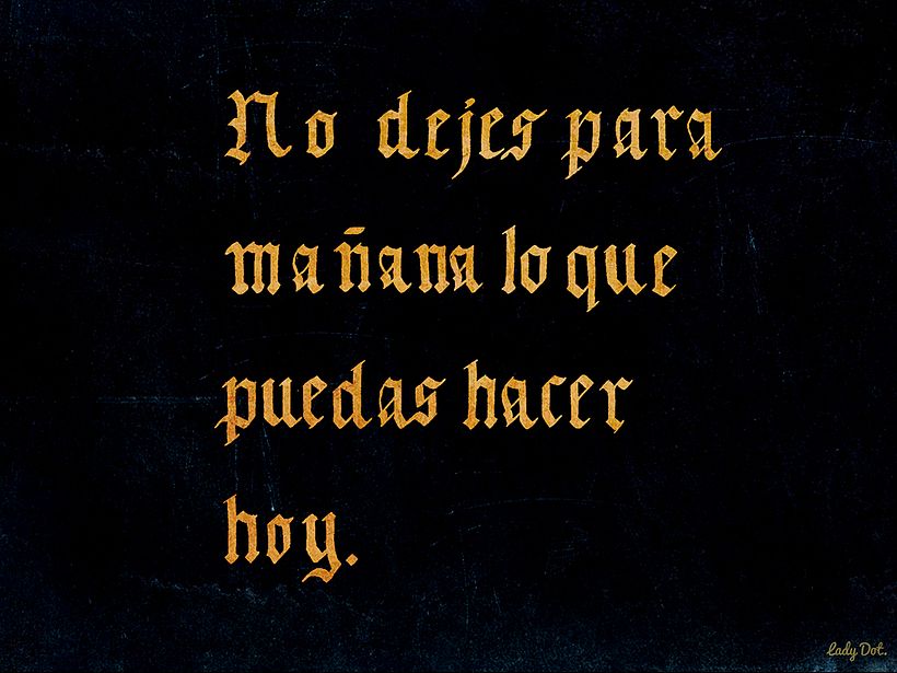 Caligrafías!! 10