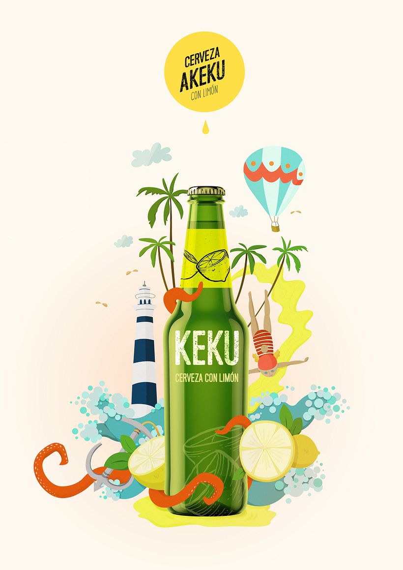 Cerveza Akeku Limón 0