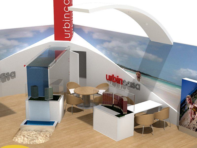 Diseño 3d stand Urbincasa 0