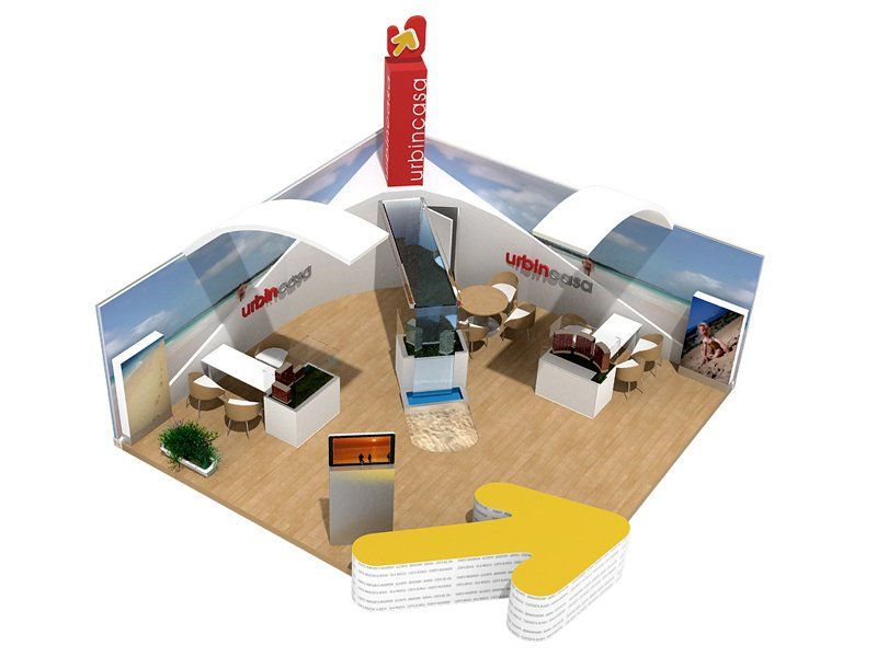 Diseño 3d stand Urbincasa 1