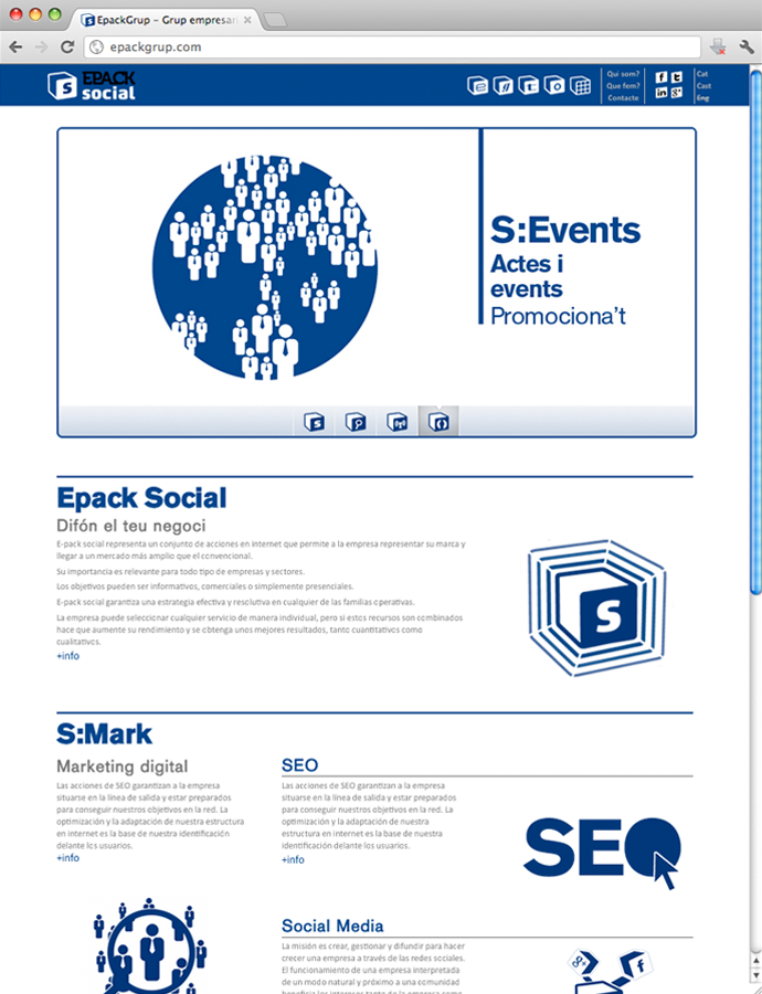 Branding & web Epack Grup 5