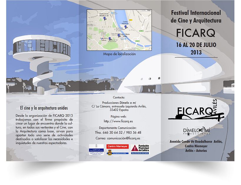 TRÍPTICO FESTIVAL INTERNACIONAL DE CINE Y ARQUITECTURA (FICARQ) -1