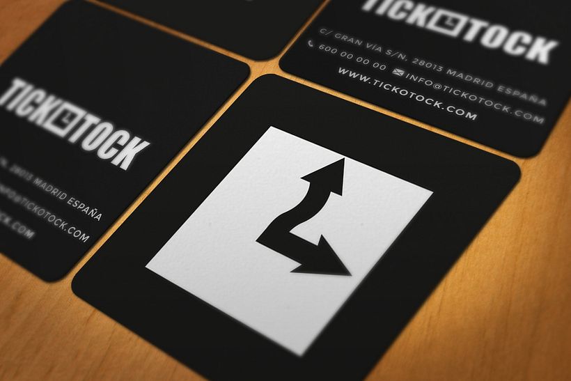  Propuesta logotipo para Tick-Tock. Proyecto realizado para CICE. 1