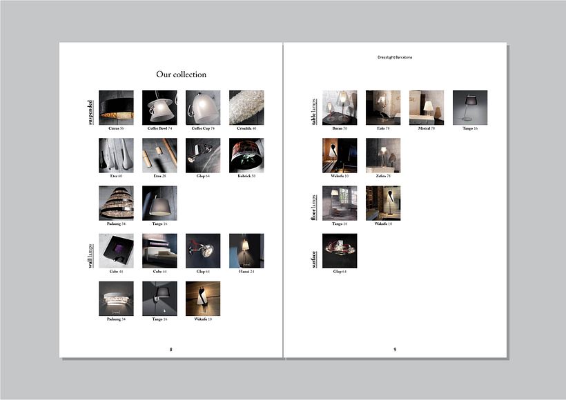 LIGHTING CATALOGUE DESIGN 0
