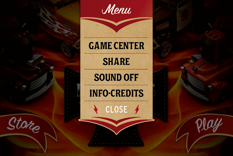 HOT RODS MAFIA (game) · Logo Design / layout 2