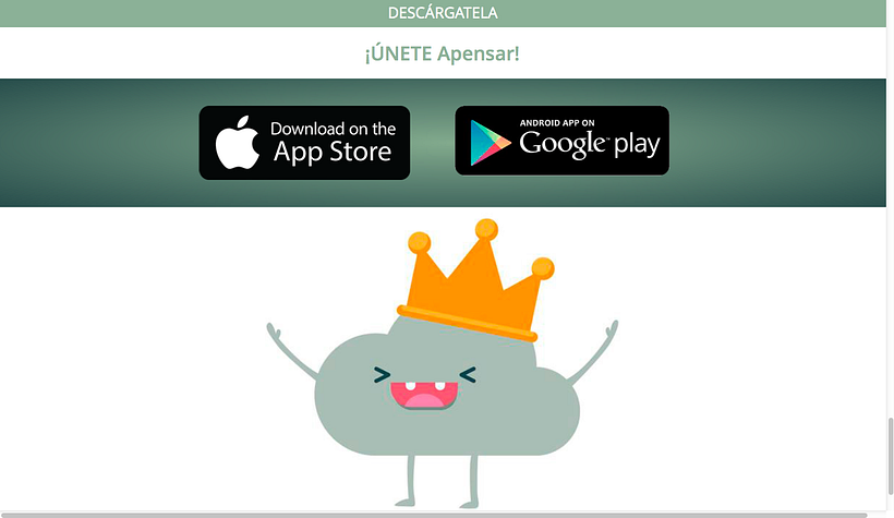 Web Responsive (no oficial) de la App Apensar 0