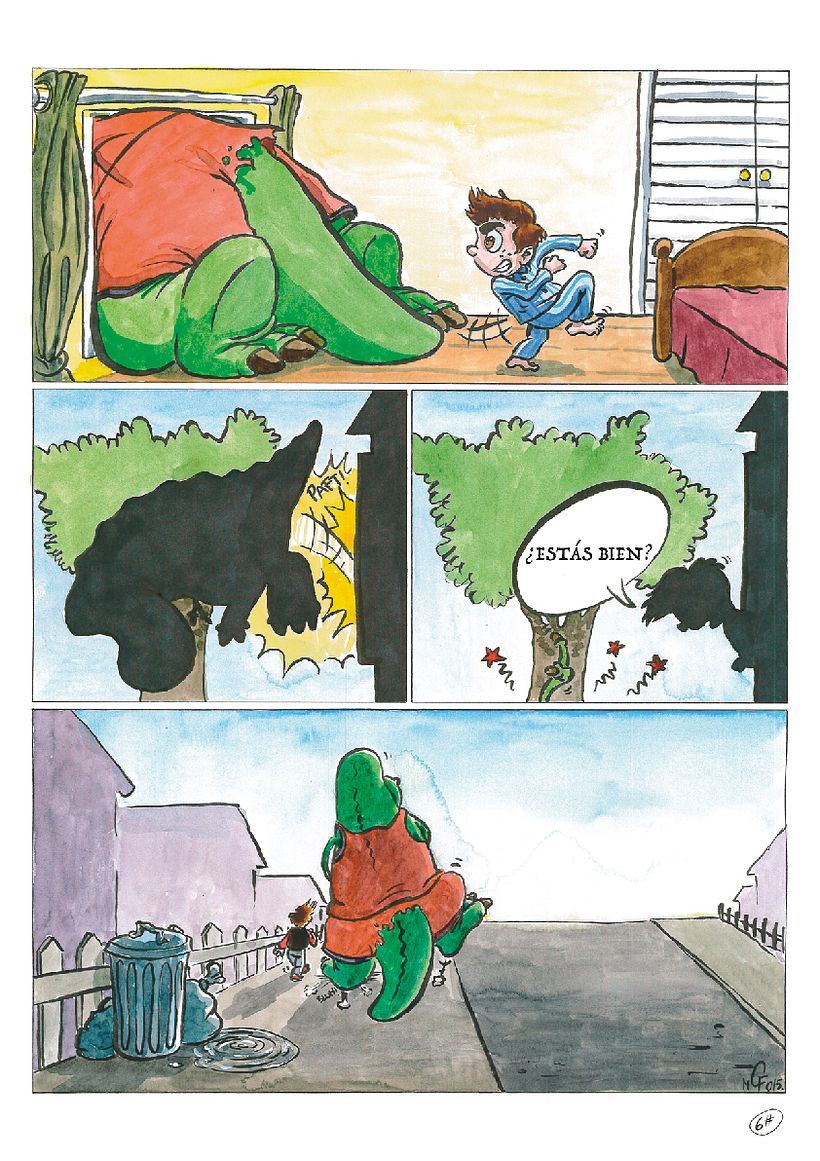 "Cuando despertó, el dinosaurio seguía ahí" 14