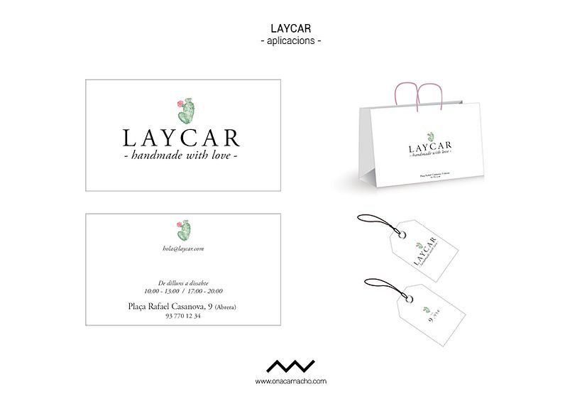 LAYCAR. Imagen corporativa para comercio local 4