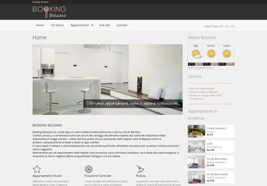 BookingBolzano Website 0