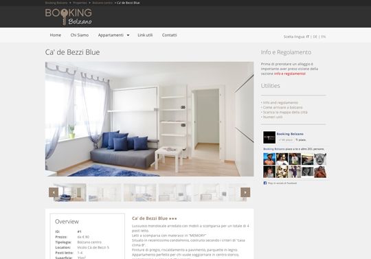 BookingBolzano Website 2