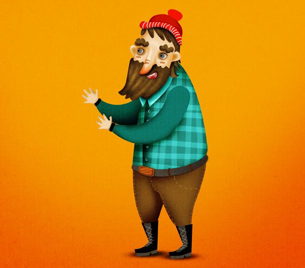 Personajes para libro "en el bosque" 0