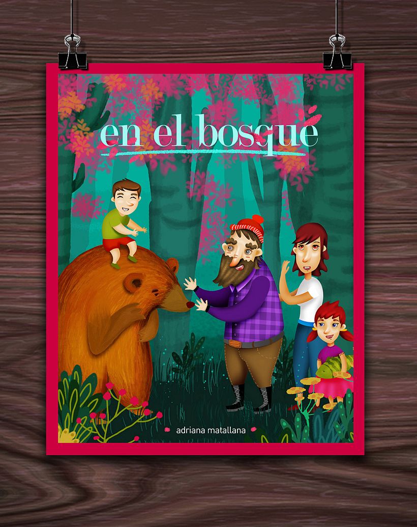 Personajes para libro "en el bosque" 5