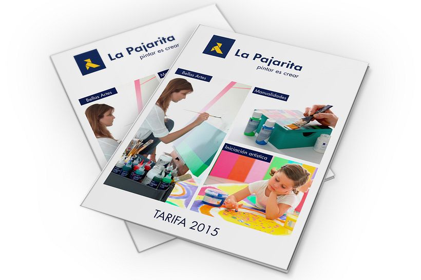 Diseño y maquetación de la tarifa de precios 2015 para Pinturas "La Pajarita" -1
