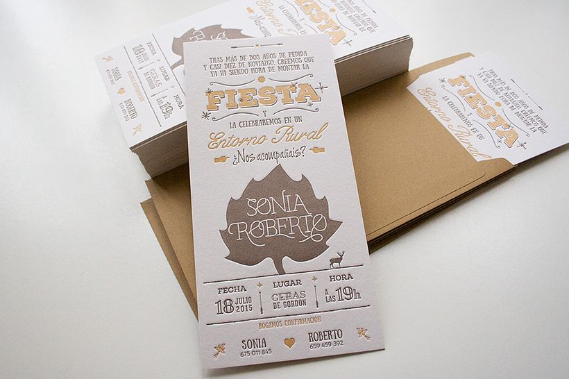 Invitaciones de Boda (Sonia y Roberto) 1