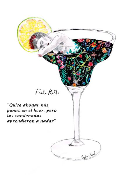 Frida se bebe sus penas 0
