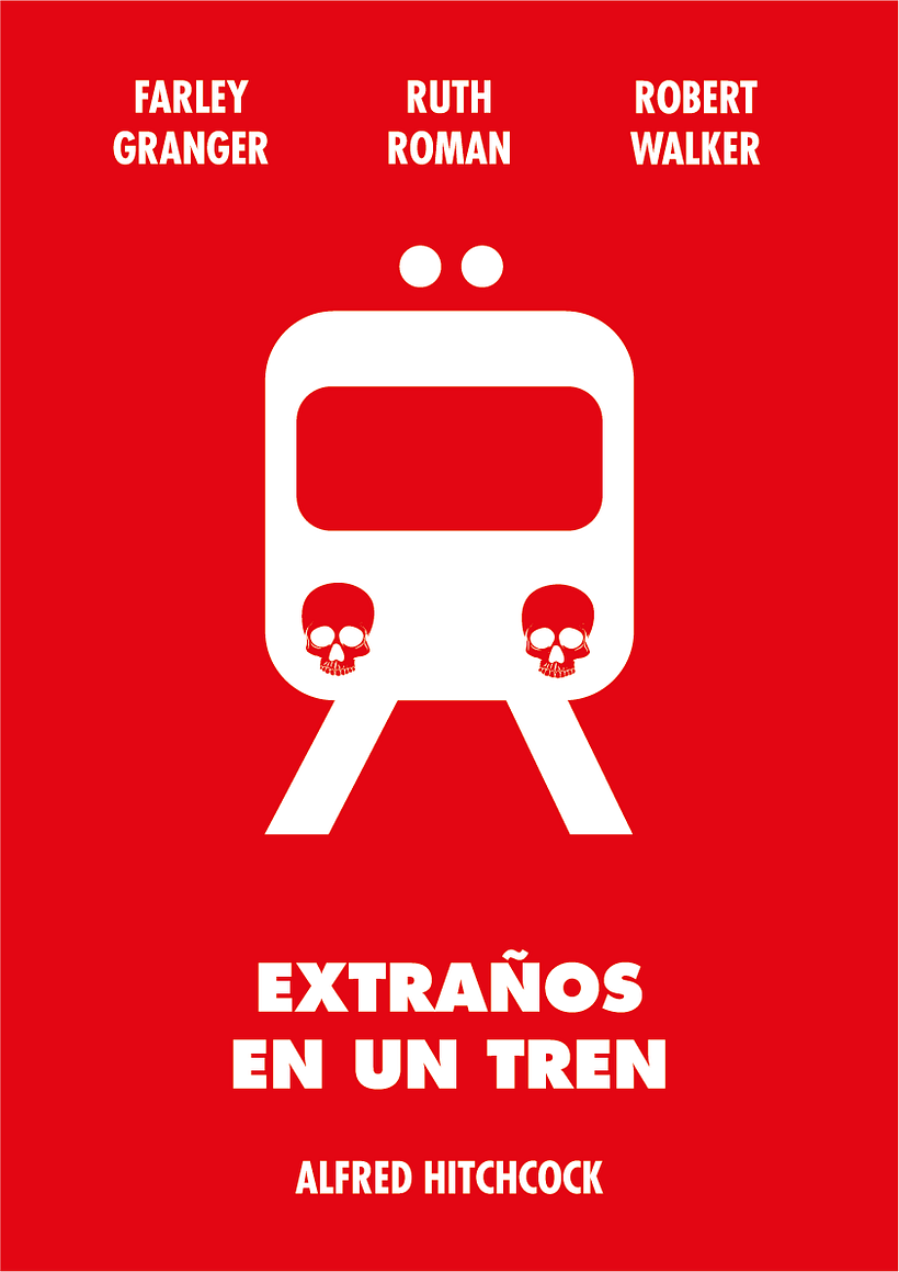 Cartel de cine: Extraños en un tren 0