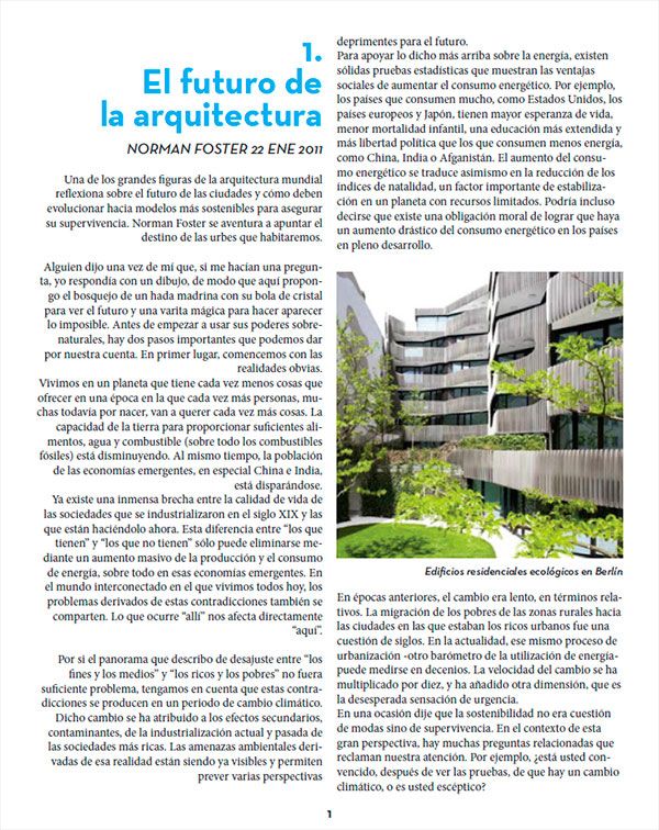 Diseño portada y maquetación revista Arkitekt 0