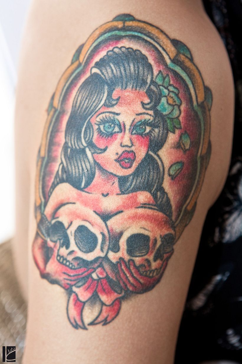 Tattooed girl 4