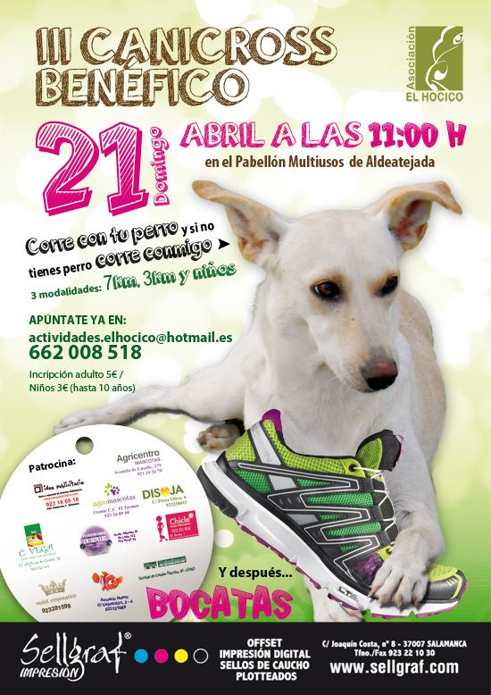Cartel Canicross Benéfico -1