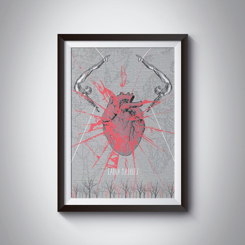 Póster ilustración "Decorazón" 0
