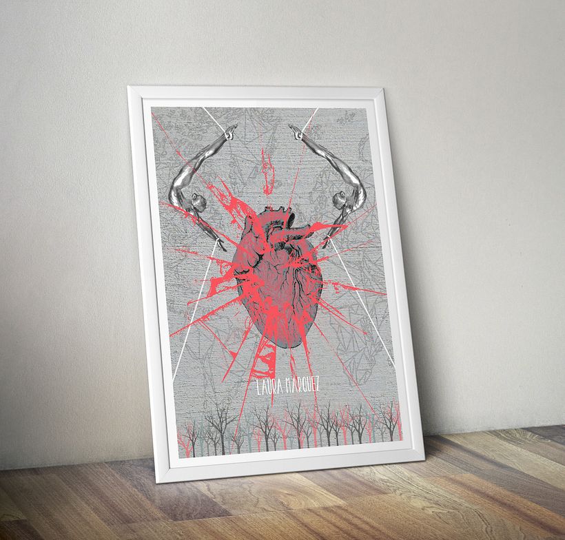 Póster ilustración "Decorazón" 1