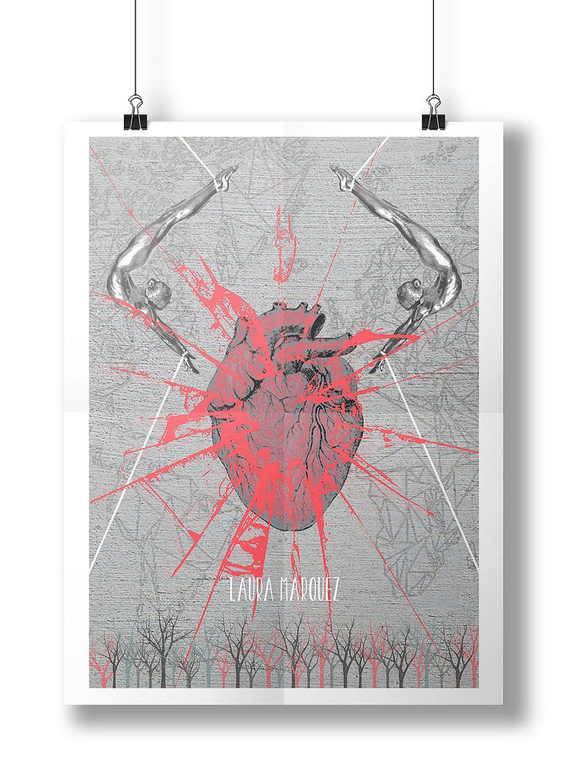 Póster ilustración "Decorazón" 2