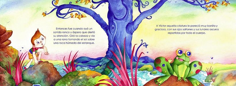 Álbum ilustrado : Víctor y la rana. 1