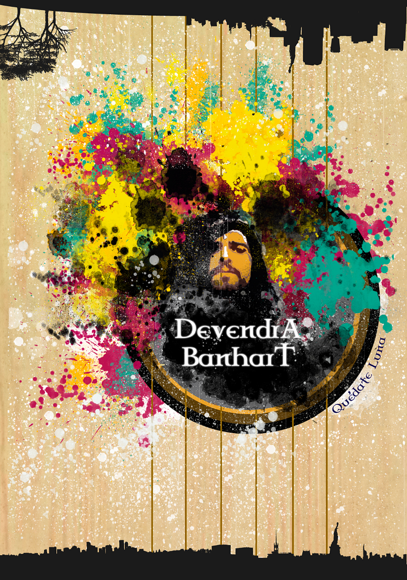 Mi Proyecto del curso Ilustración para music lovers de MaríaNr: Devendra Banhart. -1