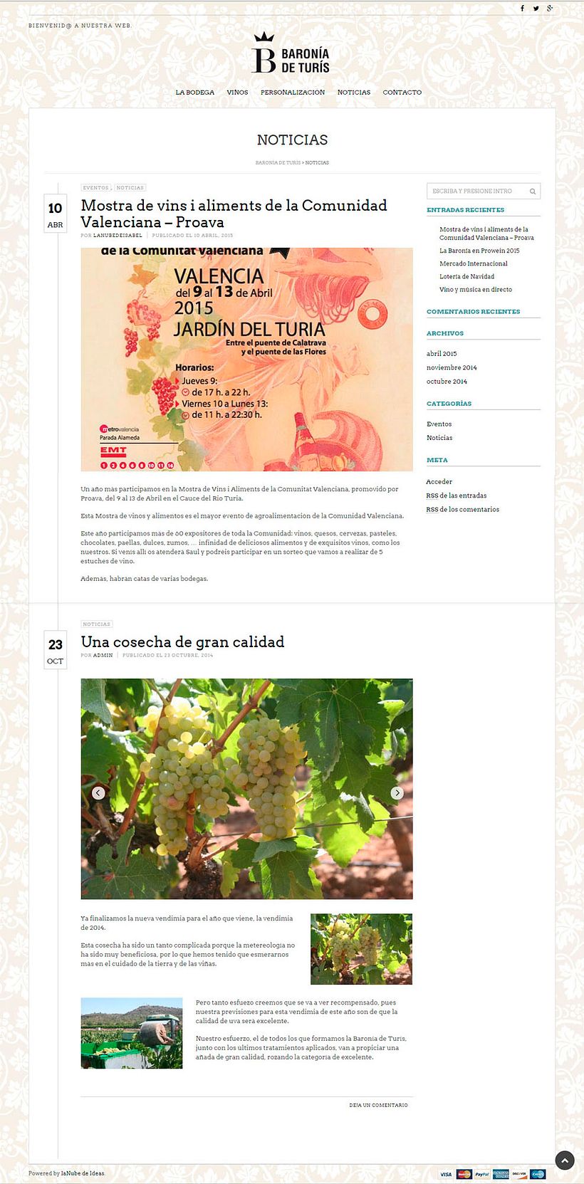 Página Web_Baronía de Turís 8