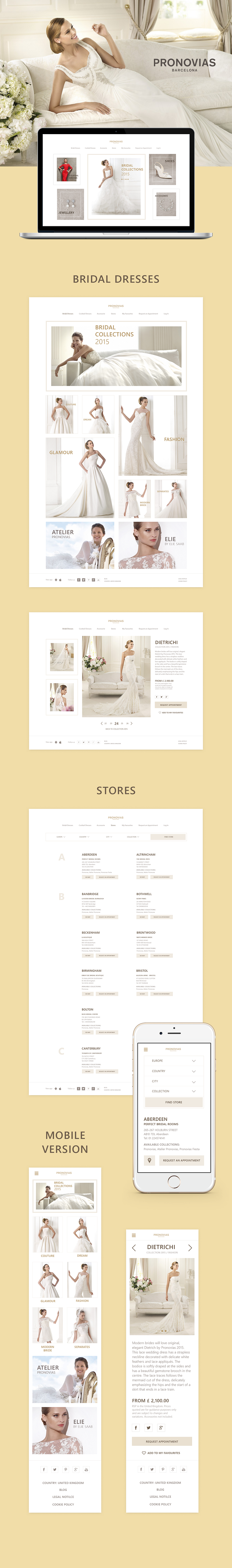 Pronovias responsive website -1