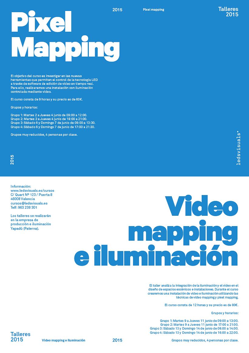 Taller de diseño de instalaciones con video mapping e iluminación 0