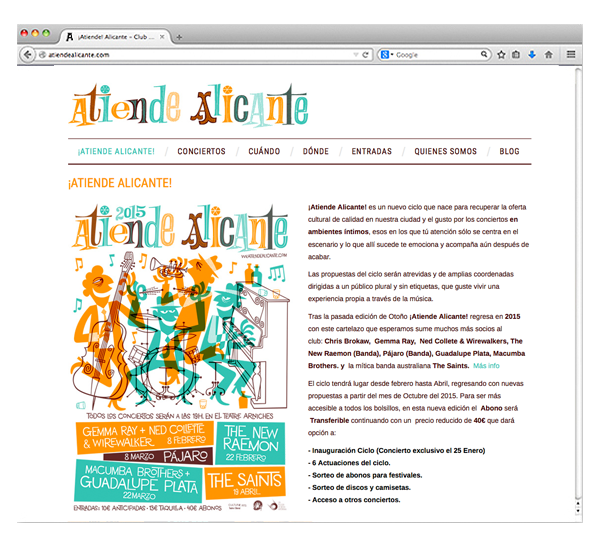 Cartel Atiende Alicante 2015 6