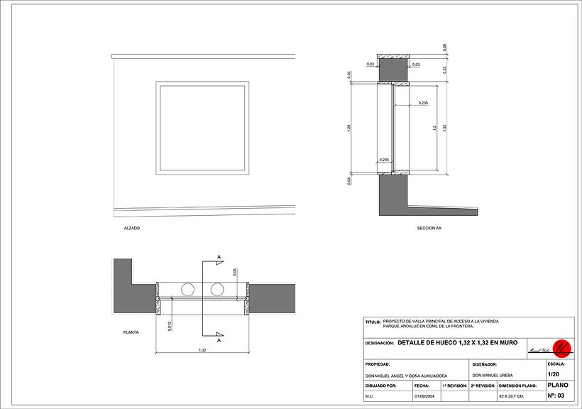 DISEÑO VALLA PRINCIPAL EN FACHADA VIVIENDA. 13