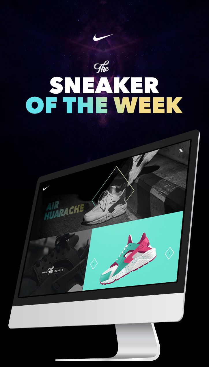 Nike - The Sneaker of the week - UX / UI