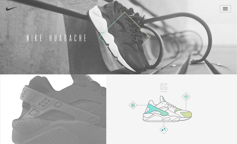 Nike - The Sneaker of the week - UX / UI