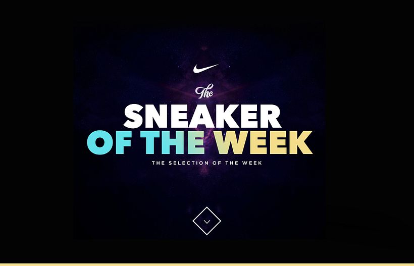 Nike - The Sneaker of the week - UX / UI